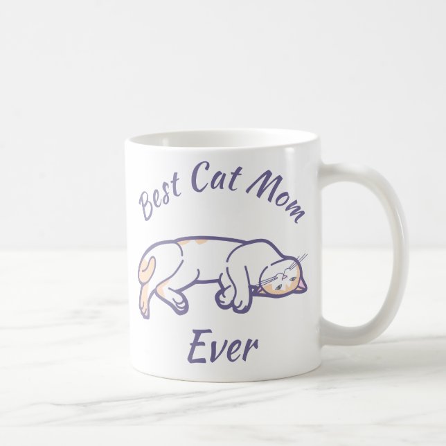 Mug Meilleure Maman de Chat Ever (Droite)