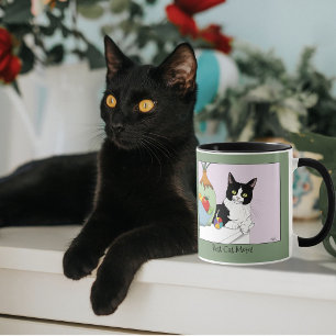 Mug Meilleure Maman de Chat Jolie Chat Smoking Mère Fê