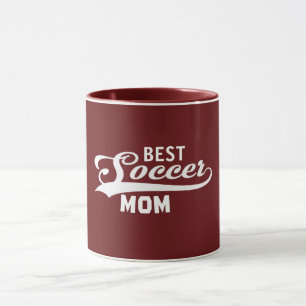 Mug Meilleure maman de football. Personnalisez