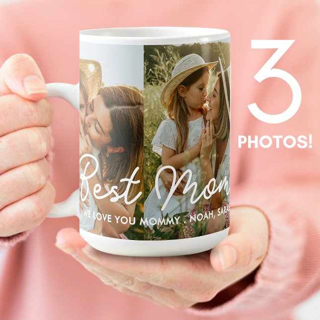 Mug Meilleure maman Ever 3 Photo Collage Mère's Day He (Créateur téléchargé)