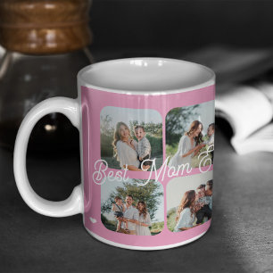 Mug Meilleure maman Ever 7 photo collage personnalisé