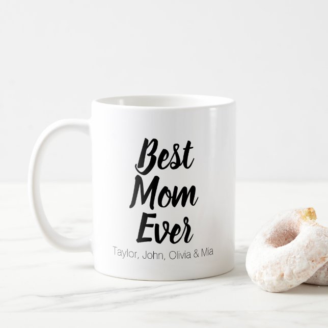 Mug Meilleure maman Ever, cadeau Fête des Mères person (Avec donut)