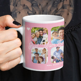 Mug Meilleure Maman Ever je t'aime 9 collage de photo