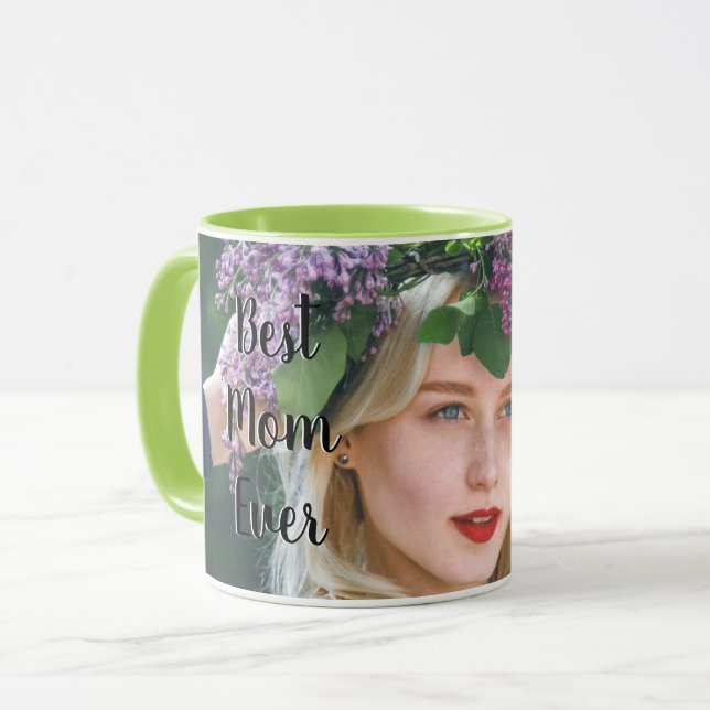 Mug Meilleure maman Ever Maman Ta maman Photo de maman (Devant gauche)