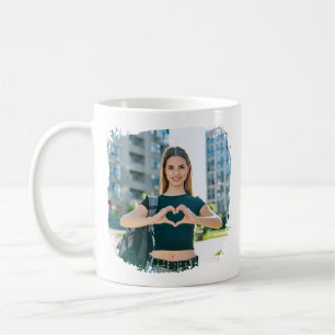 Mug Meilleure Maman Grunge Bordure Photo