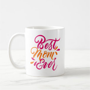 Mug Meilleure maman jamais Brush Calligraphie