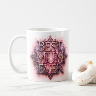 Mug Meilleure maman jamais Cité Papillon rose