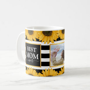 Mug Meilleure Maman Jamais Famille Photo Tournesol Fle