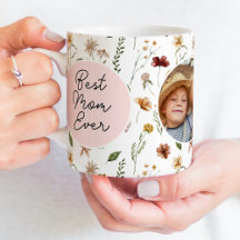 Meilleure maman jamais Fleur sauvage Photo Fête de