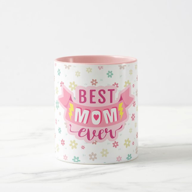 Mug Meilleure maman jamais mère cadeau Flora (Centre)