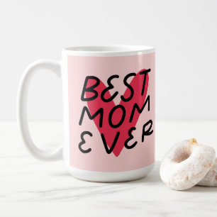 Mug Meilleure maman Jamais Moderne Coeur Fête des mère