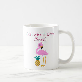 Mug Meilleure maman jamais rose Flamant rose