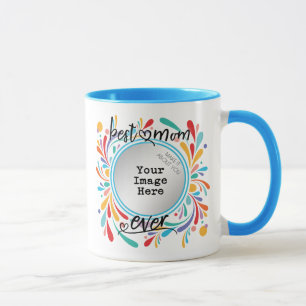Mug Meilleure maman jamais Script Typographie Coeur