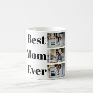 Mug Meilleure maman Jour des mères 3 Photo Collage