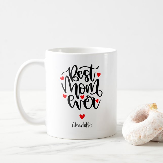 Mug Meilleure Maman Personnalisée Cadeau Pour Maman  (Avec donut)