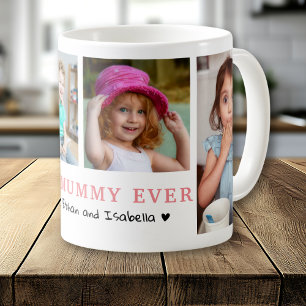 Mug Meilleure Maman Personnalisée Collage Photo 4 