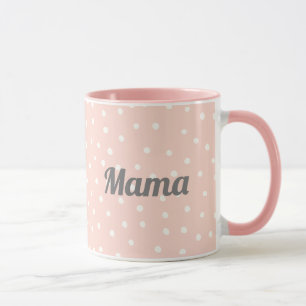 Mug Meilleure maman Pois rose
