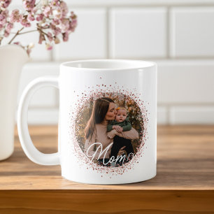 Mug Meilleure maman Rose Parties scintillant d'or jama