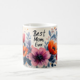 Mug Meilleure Maman toujours Elegant Aquarelle Mère's 