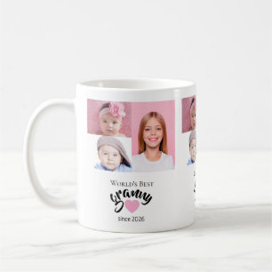 Mug Meilleure Mémé du Monde depuis l'année 3 Photo Mig