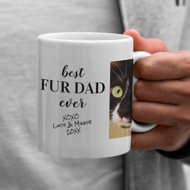 Mug Meilleure photo de Fur Papa (Créateur téléchargé)