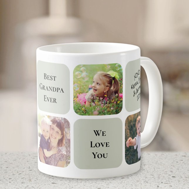 Mug Meilleure photo de Grand-père Ever 5 (Créateur téléchargé)