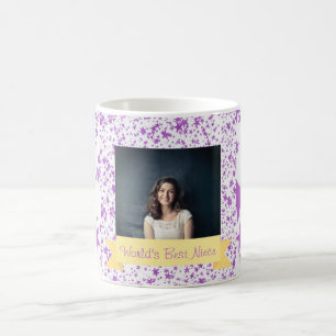 Mug Meilleure photo de nièce sur mesure avec étoiles v