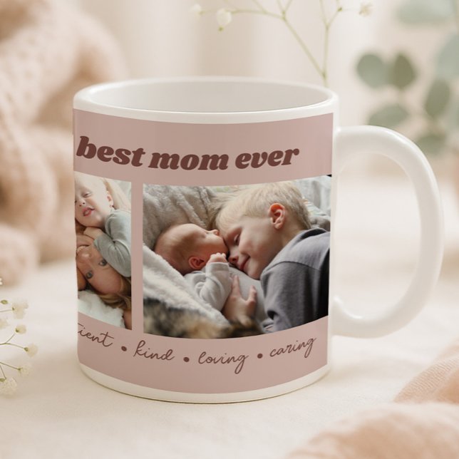 Mug Meilleure photo personnalisée jamais vue par maman (Créateur téléchargé)