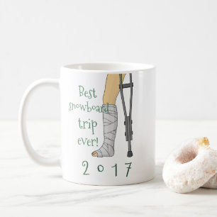 Mug Meilleure randonnée en snowboard ! Drôle