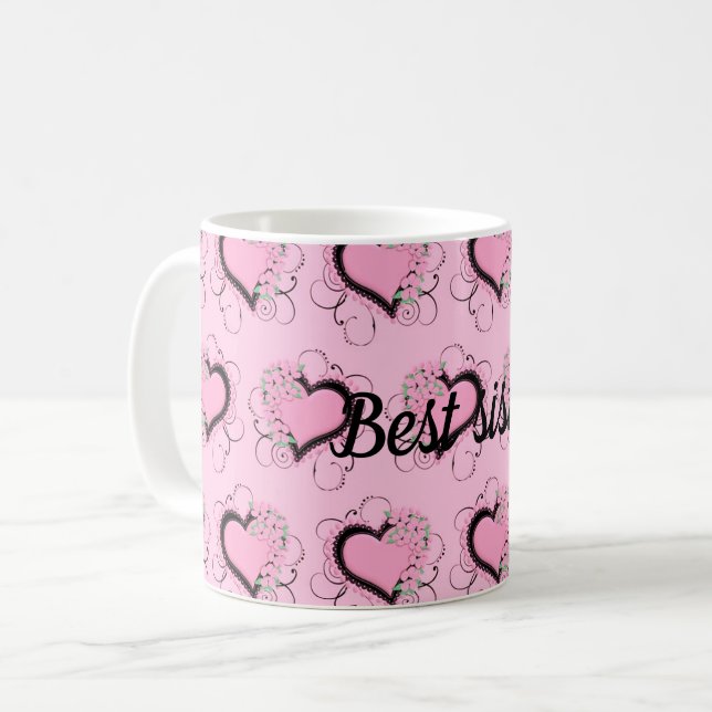 Mug Meilleure soeur (Devant gauche)