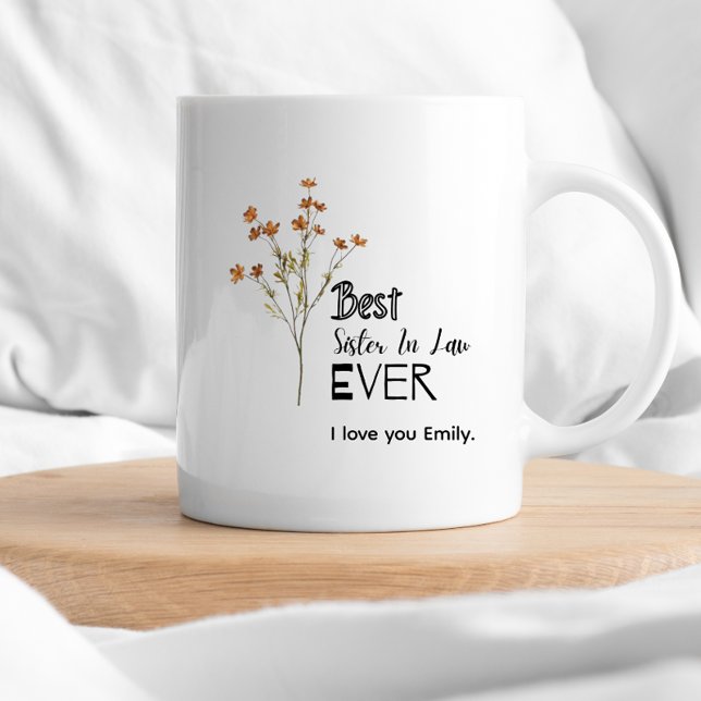 Mug Meilleure Soeur Jamais Drôle Soeur-en-Belle (Créateur téléchargé)