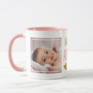 Mug Meilleure Tante Jamais Rose Et Or 2 Garde Photo