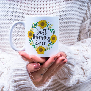 Mug Meilleure tournesol maman Ever
