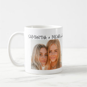 Mug Meilleures amies avec photo personnalisée