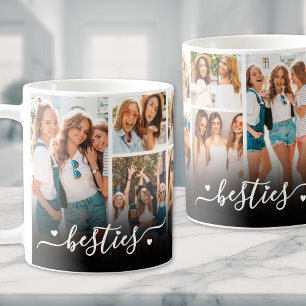 Mug Meilleures Amies Collage de Photos de Copines
