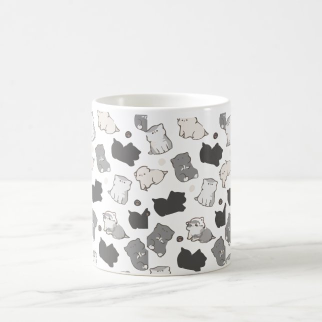 Mug Meilleures mères 💖 cadeaux | 🐾 de chats mignons  (Centre)