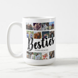 Mug Meilleurs amis   Besties Photo Collage