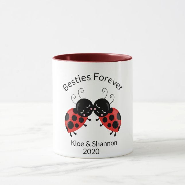 Mug Meilleurs amis Besties pour toujours Café de la Da (Centre)