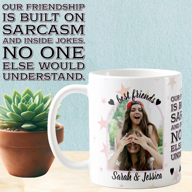 Mug Meilleurs amis Photo Musique personnalisée (Créateur téléchargé)