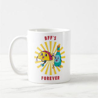 Mug Meilleurs amis pour toujours Taco et la bière
