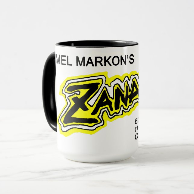 Mug Mel Markon, Zanadu, Chicago, Illinois (Devant gauche)