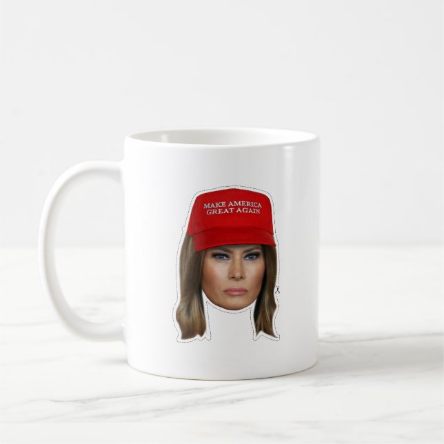 Mug Melania Trump MAGA Noël (Gauche)