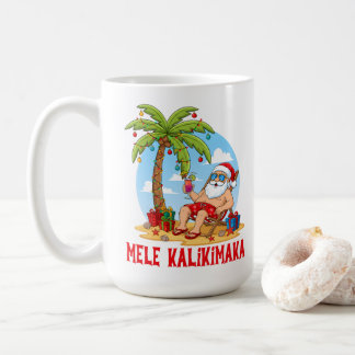 Mug Mele Kalikimaka Santa Christmas