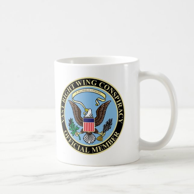 Mug Membre officiel de la vaste conspiration de droite (Droite)