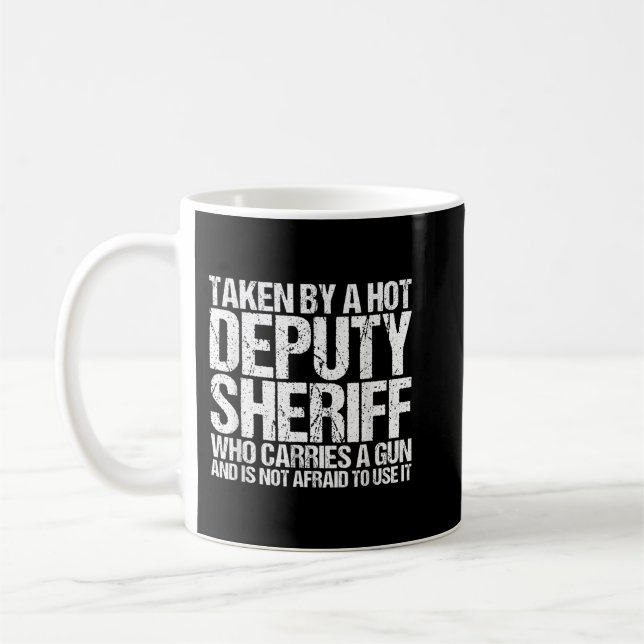 Mug Membre Sheriff Girfriend Petit ami Épouse de la fe (Gauche)