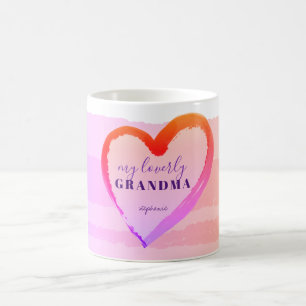 MUG MÉMÉ ADORABLE CŒUR OR ROSE