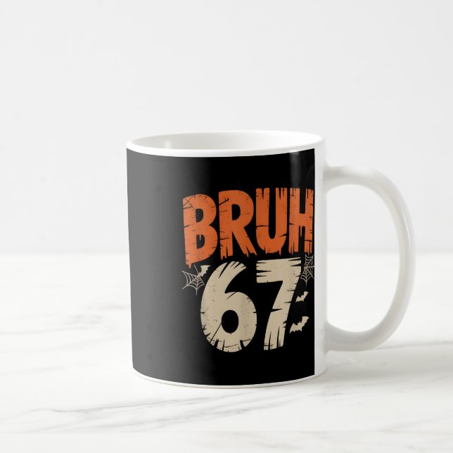 Mug Mème Bruh Halloween 67  (Droite)