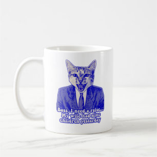 Mug Mème de chat fâché drôle pour les amateurs de chat