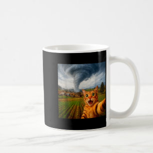 Mug Mème de Tornade de Selfie de Chat Drôle