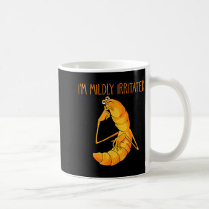 Mug Mème de ver drôle Je suis légèrement irrité Marcus
